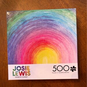 Josie Lewis 'Rainbow Sunrise' 500-Piece Jigsaw Puzzle - Multicolor